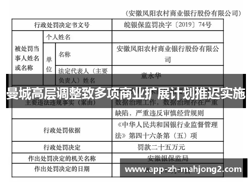 曼城高层调整致多项商业扩展计划推迟实施 曼城高层调整致多项商业扩展计划推迟实施