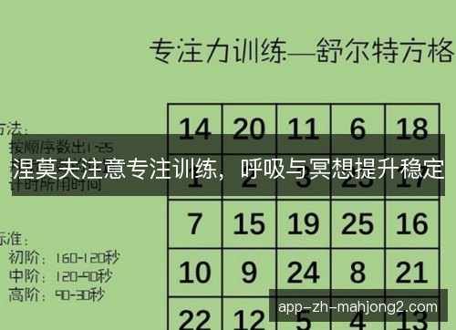 涅莫夫注意专注训练，呼吸与冥想提升稳定